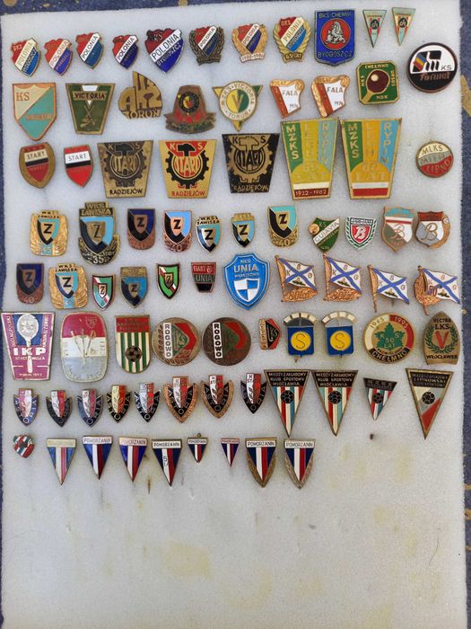 Odznaki, piny klubów z województwa kujawsko-pomorskiego