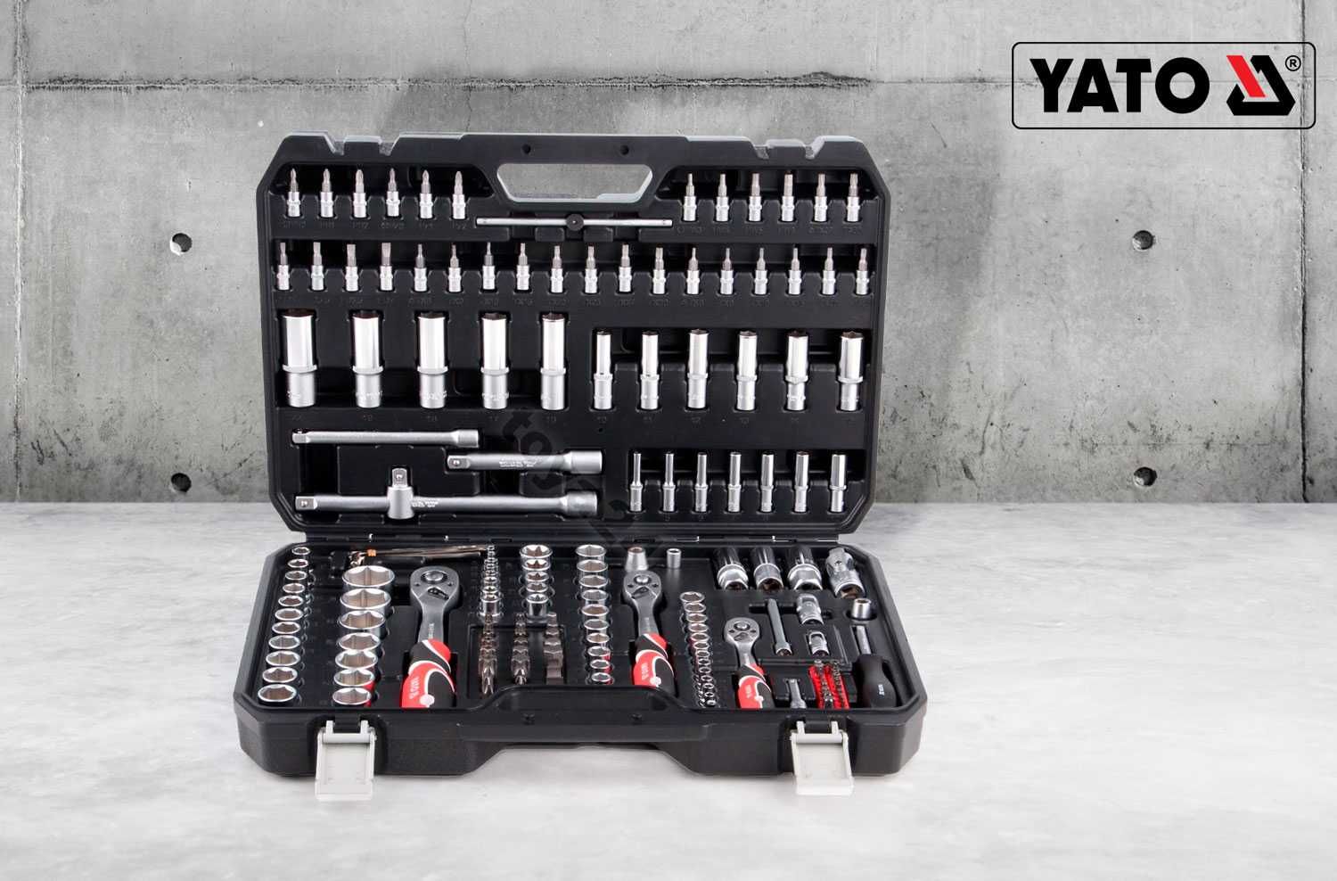 Набор инструментов YATO YT-38931 173 ел с трещоткой YATO