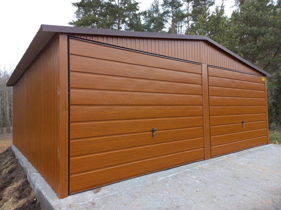 6x5.5 MAŁ Garaze Blaszane Garaż Blaszany Blaszak Blaszaki Złoty Dąb