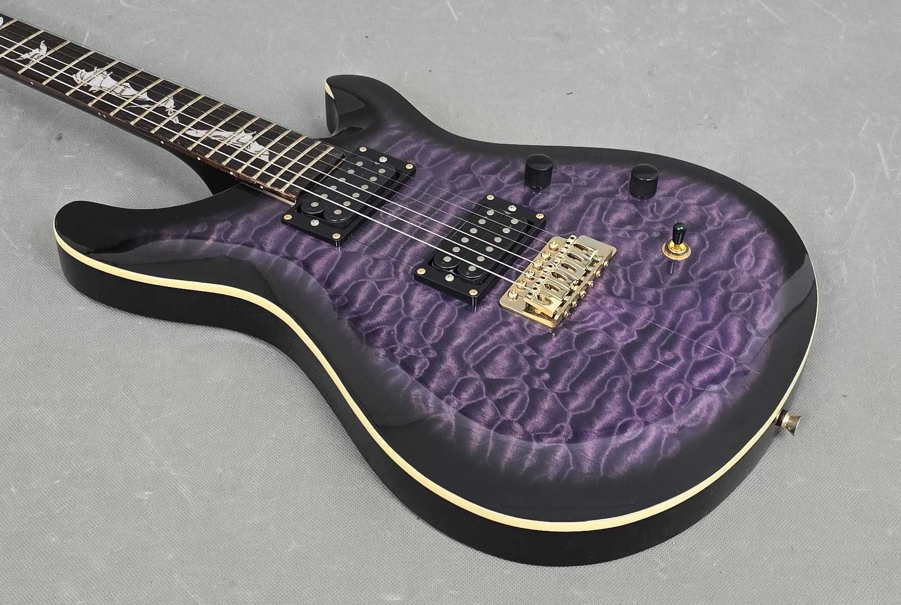 PRS SE Paul Allender Purple Burst Gitara. Chińska Bardzo Dobra Kopia