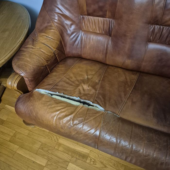 Wypoczynek skórzany 3+2+1