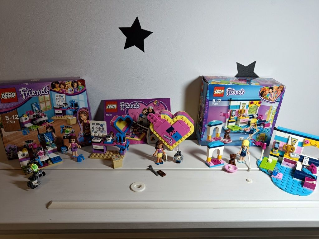 LEGO friends 3 zestawy 41307, 41328, 41357