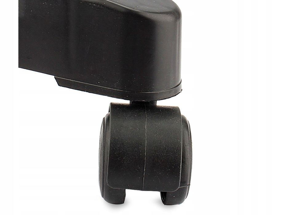 Wieszak na kółkach podwójny stojak ubrania odzież stojący