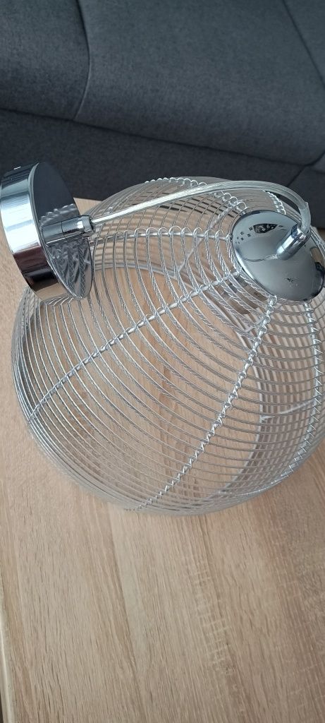 Żyrandol duży srebrny