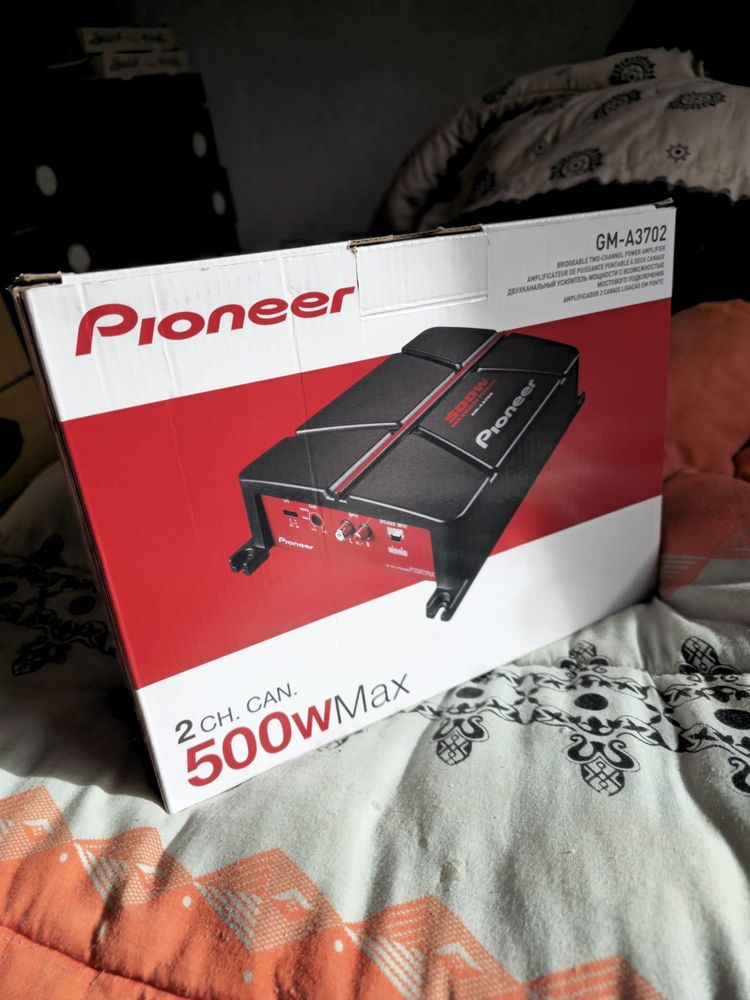 Amplificador pioneer 500W GM-A3702 ( 2 canais)