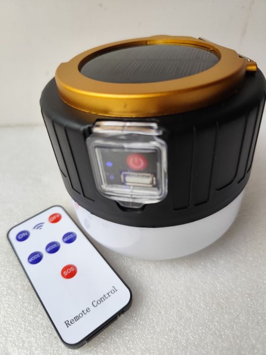 Лампа аккумуляторная светодиодная автономное освещение с пультом ДУ