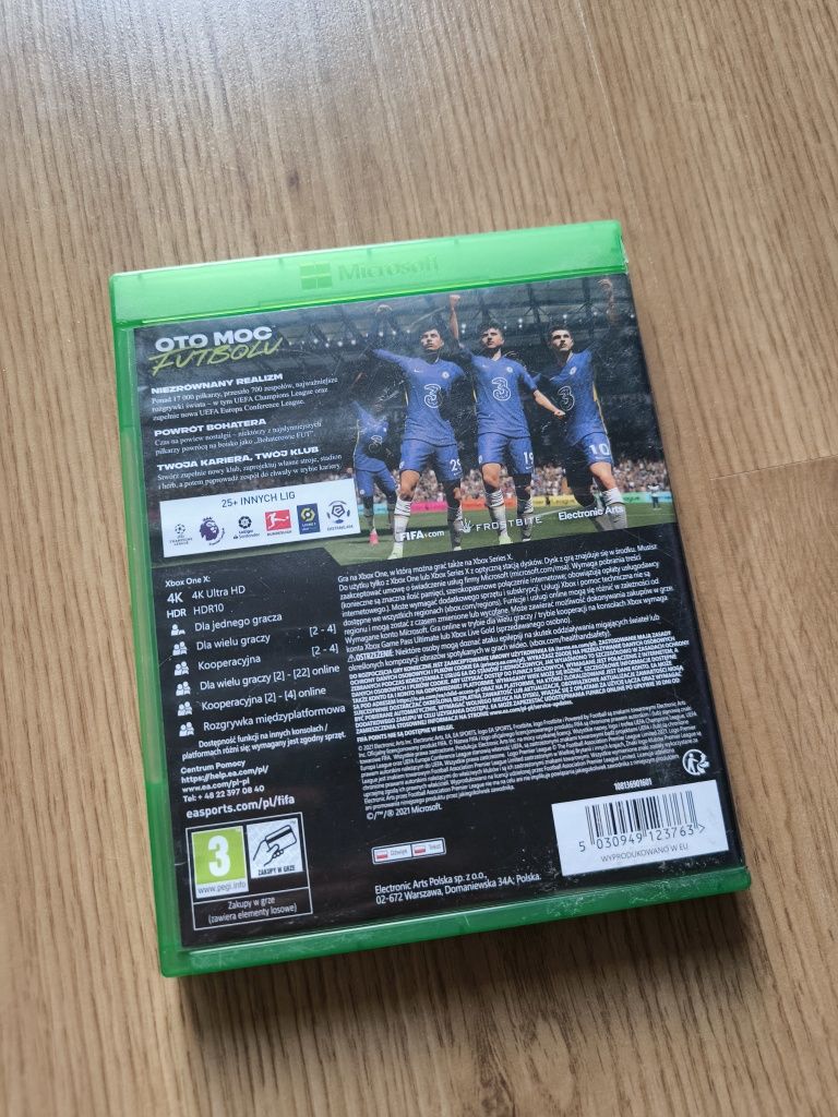 FIFA 22 xbox Series X w stanie idealnym PL oraz na one X oraz S