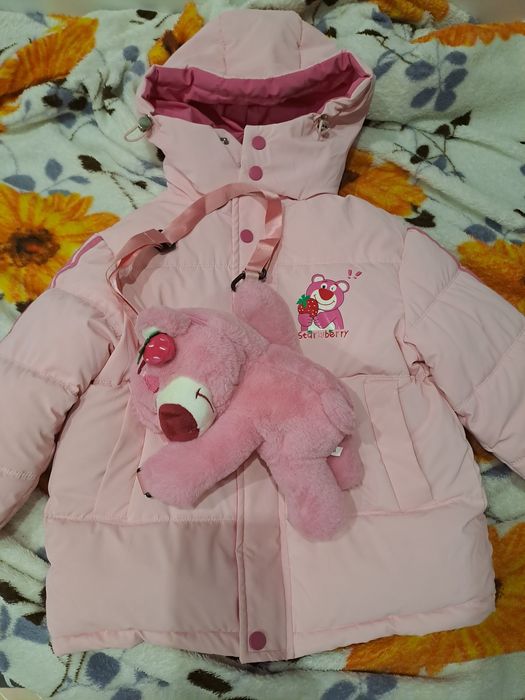 Фирм.зимняя куртка REIMA ,штаны в подарок,на девочку.4-6