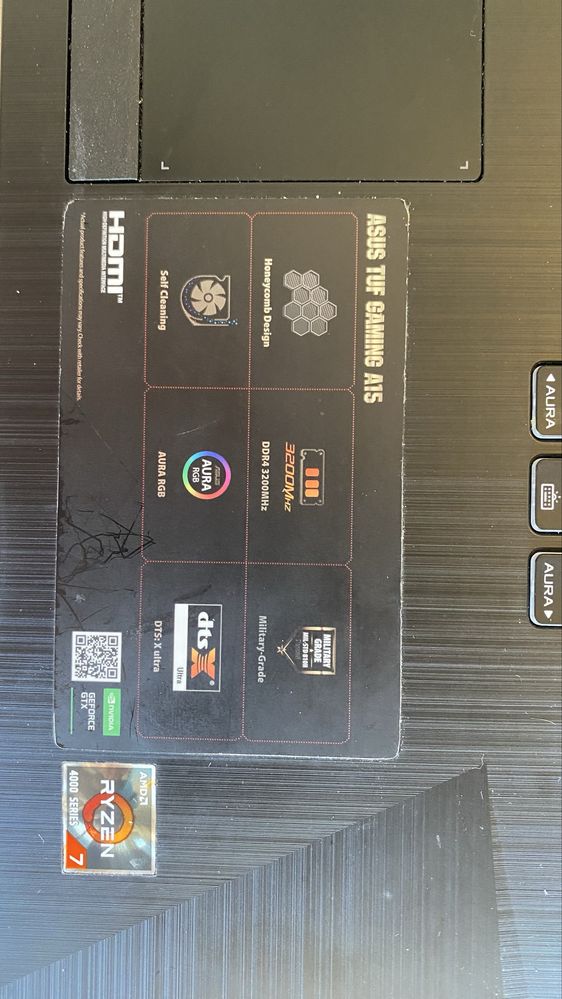 Portátil ASUS Tuf Gaming A15