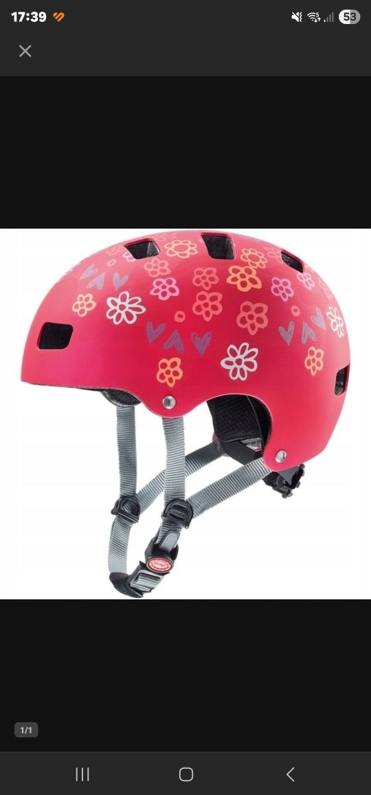 Kask rowerowy dla dziewczynki