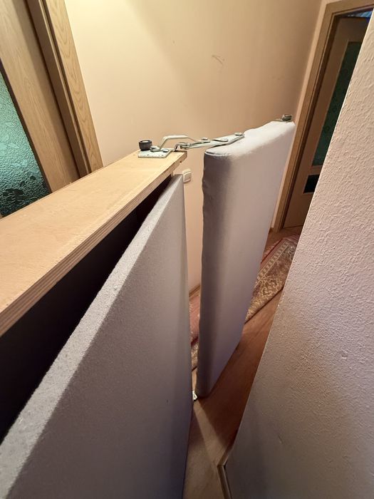 Oddam za darmo sofa rozkładana z pojemnikiem na posciel zielona