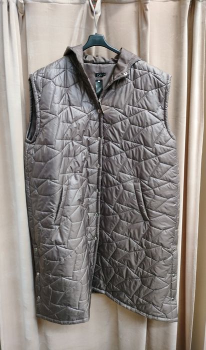 Kamizelka, bezrękawnik długi pikowany r.54