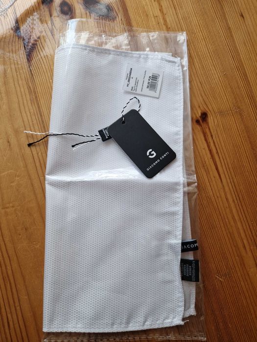 Poszetka biała np do ślubu