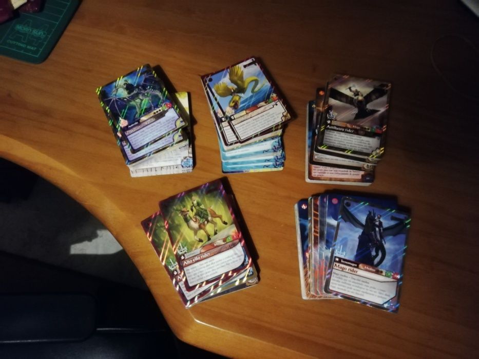 Cartas fantasy riders da panini