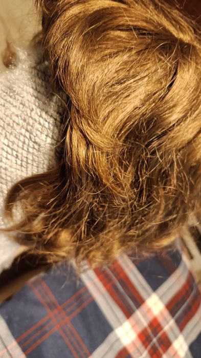 Peruka damska brąz karmelowy