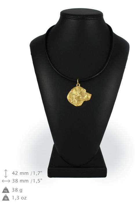 Labrador Retriever naszyjnik pozłocony w pudełku Art-Dog