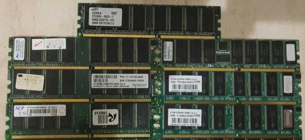 Память DDR 512Mb
