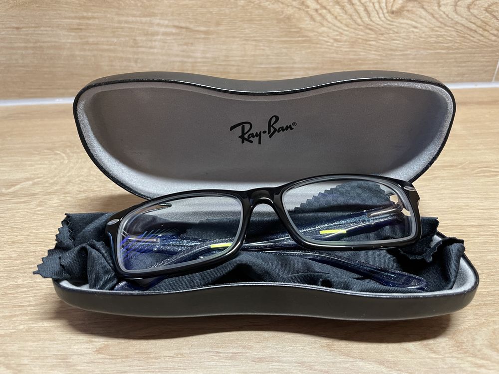 Oprawki, okulary Ray-Ban RB6028 czarno-niebieskie