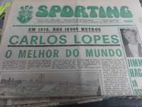 Jornal Sporting.62 numeros 1976 a 1979 .