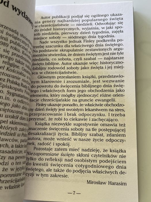 Niezapomniane święto Mark Finley