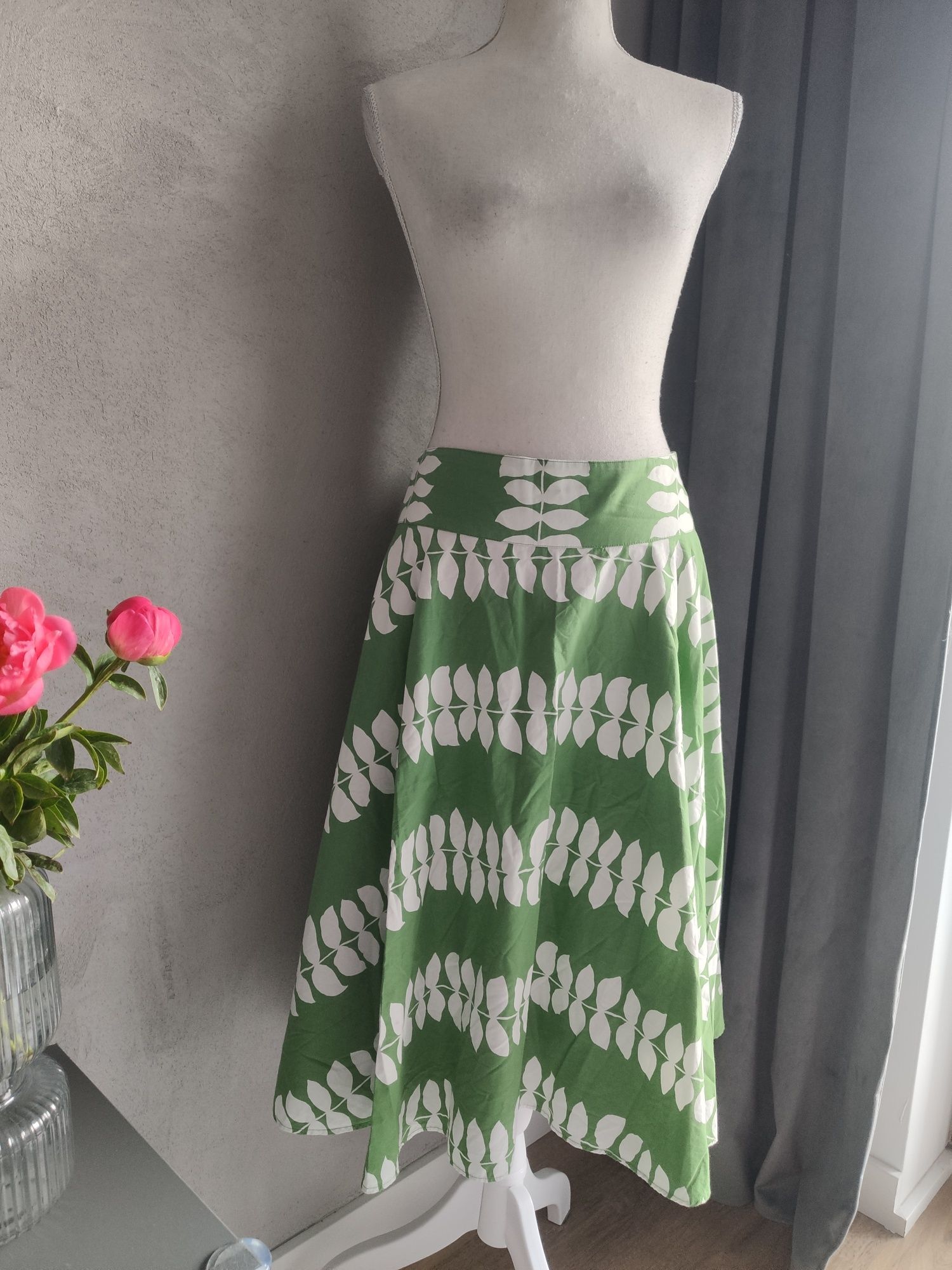 Boho retro vintage style Spódnica MIDI 44 XXL