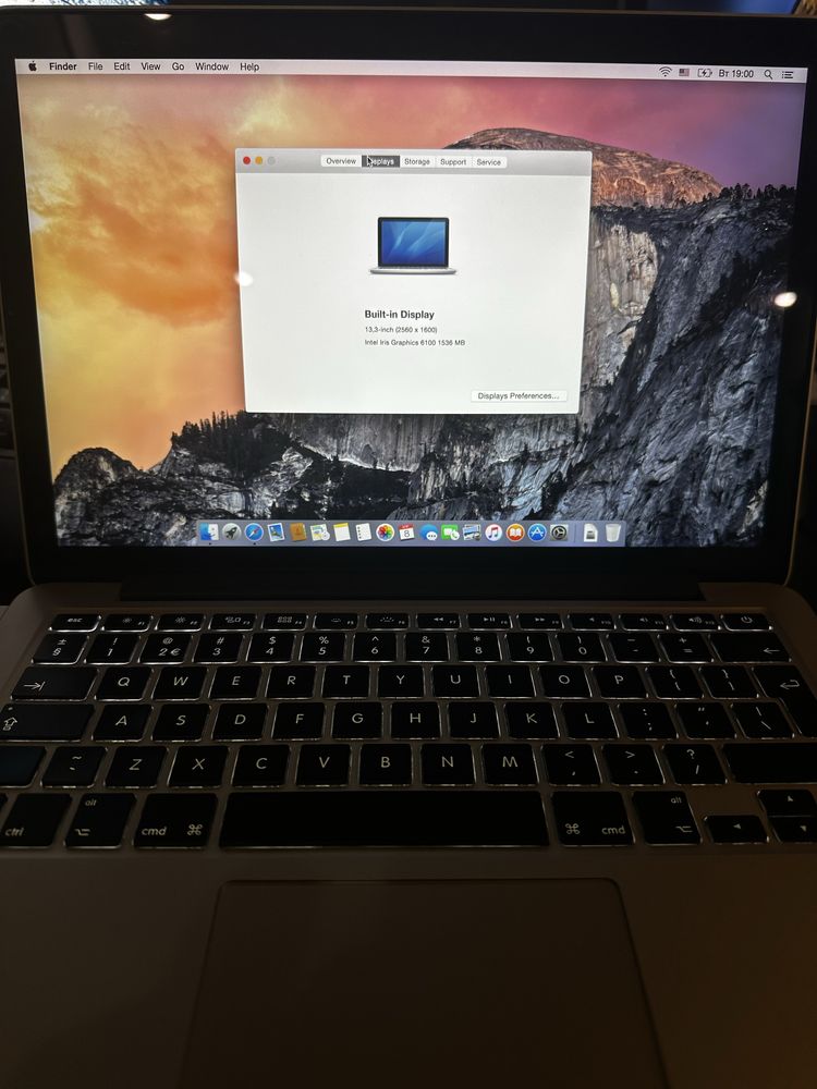 Ноутбук MacBook PRO 13” 2015 A1502 Retina. 8/256 Gb