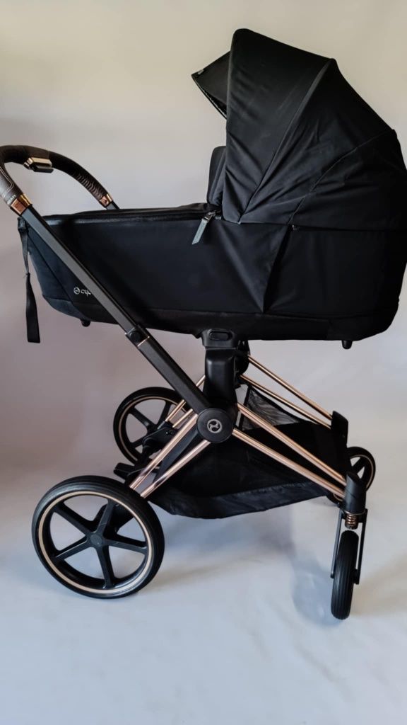 Cybex priam rose gold wózek z gondolą deep black