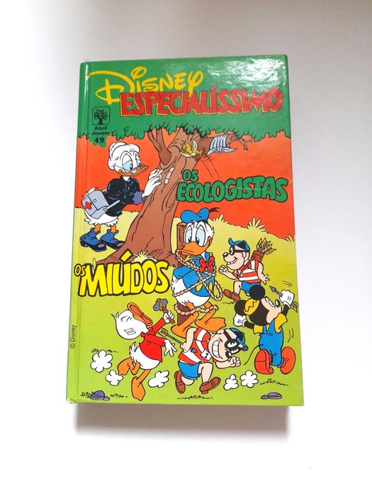 Livro Vintage de BD Disney Especialíssimo Número 49 Coleção Anos 90
