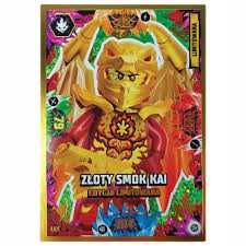 Karta Lego Ninjago Seria 8 LE1 Złoty Smok KAI