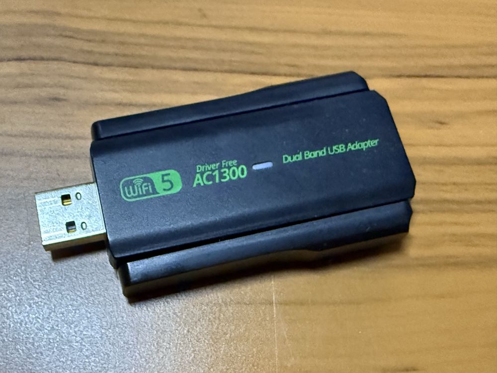 Дводіапазонний адаптер AC1300 WiFi-5 USB3.0 2.4GHz+5.8GHz RTL8812