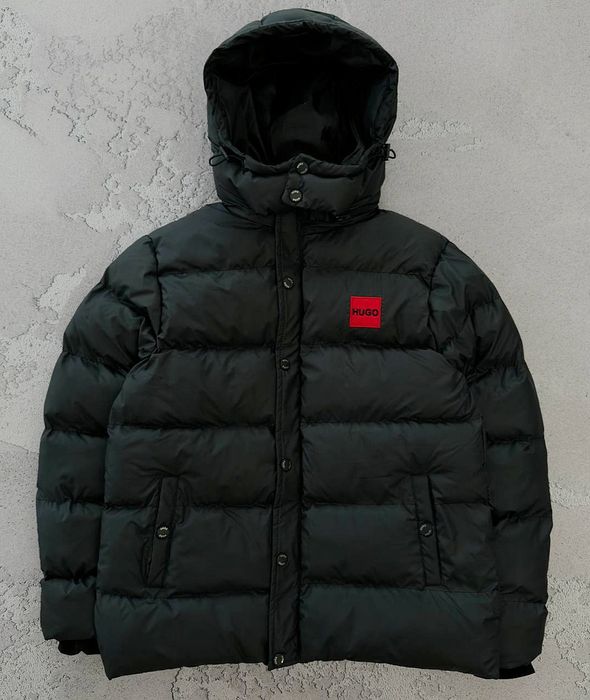 Тепла зимова куртка Hugo чоловіча. Пуховик/курточка. Захист до –20°