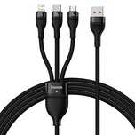 Baseus Flash Series Ii kabel Usb - Usb Typ C / Lightning / micro Usb 1
