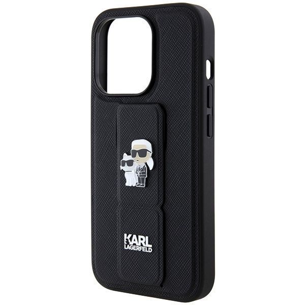 Etui Karl Lagerfeld Gripstand Saffiano dla iPhone 13 Pro Max 6.7"