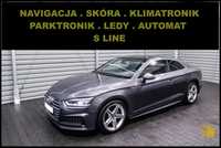 Audi A5 SLINE + AUTOMAT + Navigacja + Klimatronik + Skóra + Parktronik !!!