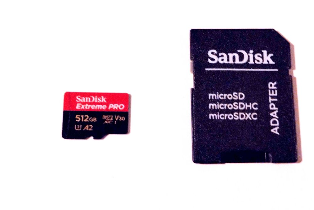 Карта пам'яті SanDisk Extreme Pro 512Gb з адаптером