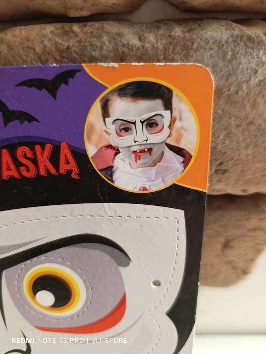 Farby do twarzy z maską Dracula Haloween