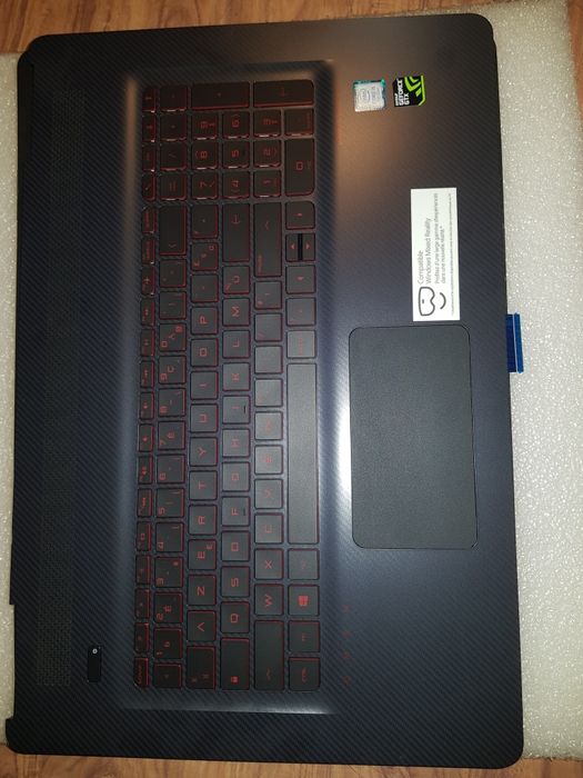 Palmrest KLAWIATURA HP OMEN 7265NGW LED komplet  AZERTY wiec za grosze