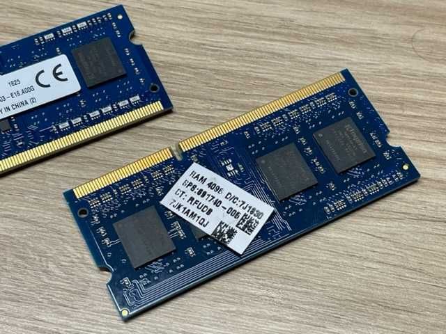 RAM Kingston 2 x 4GB DDR3 - do laptopa