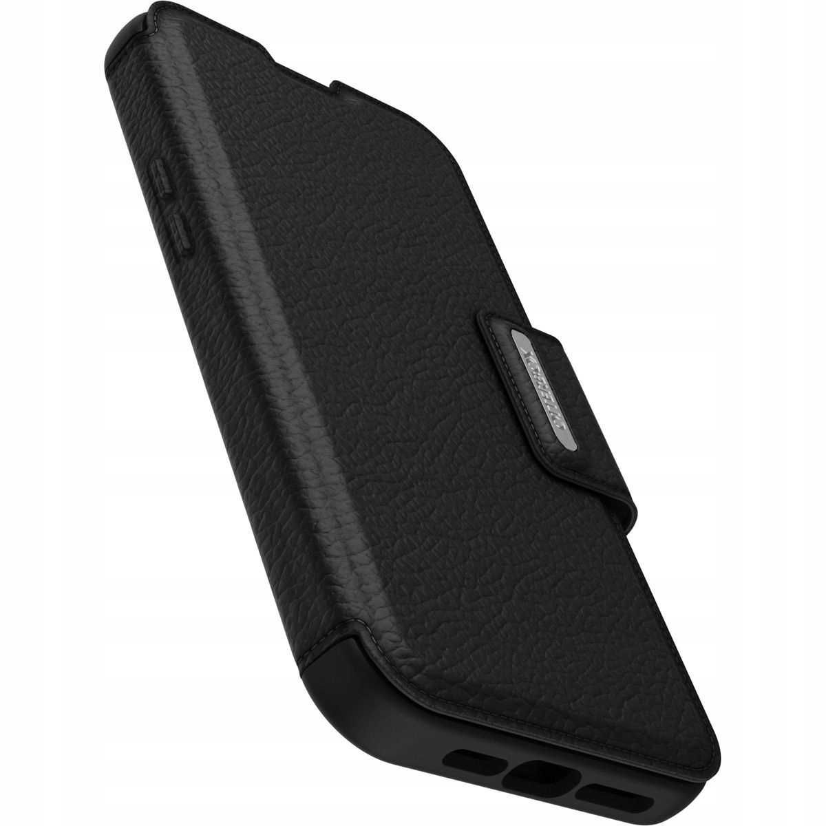 Otterbox Strada etui do iPhone 14 Plus otwierane klapką portfel czarne