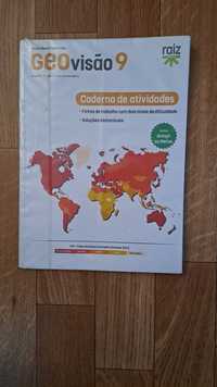 Caderno de atividades do manual "GEOVisao9"