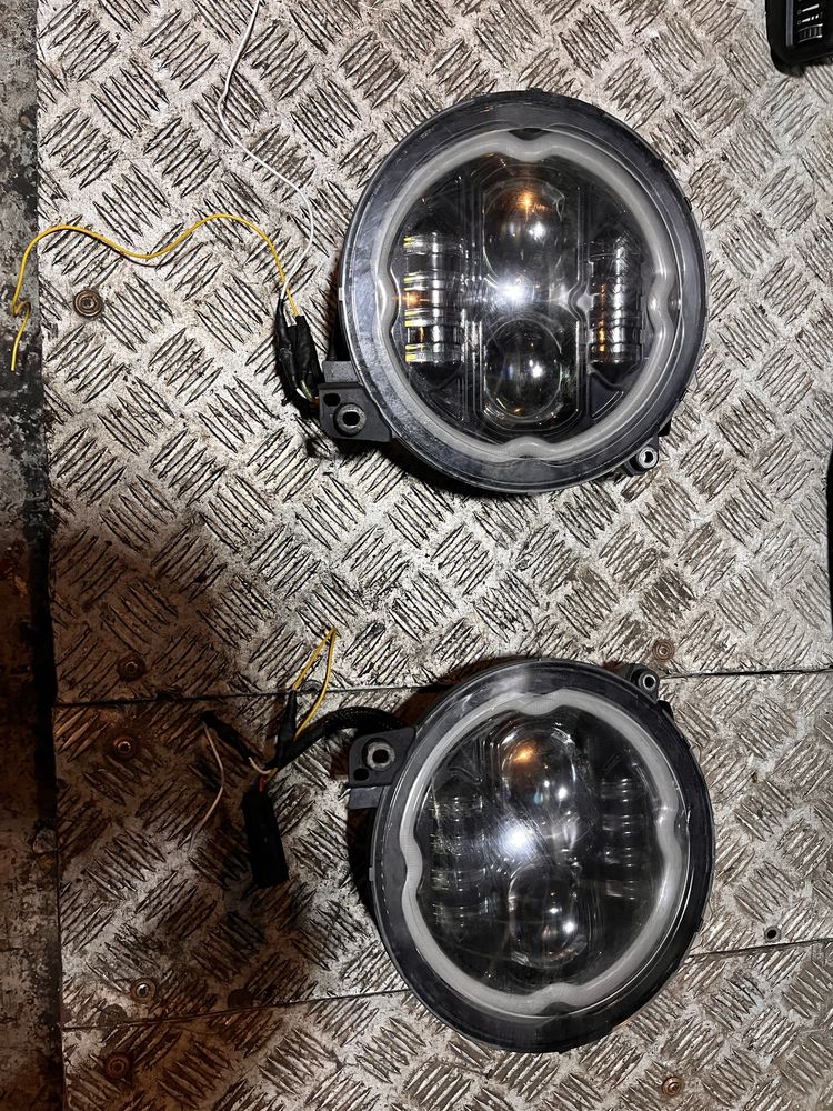 Jeep wrangler jl lampy przod komplet full led