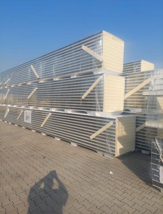 Płyta warstwowa z rdzeniem wełna/pir 4cm 6cm 8cm 10cm 12cm 14cm 16cm