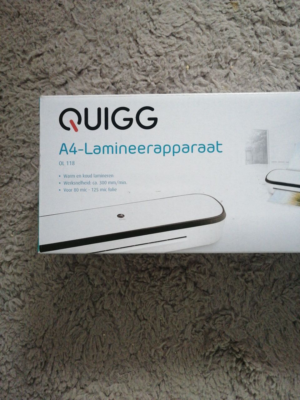 Laminator quigg nowy