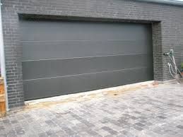 brama garażowa antracyt panel gładki ,napęd 500x225 bydgoszcz