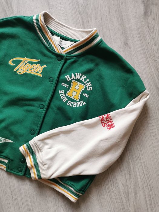 Bluza bejsbolówka "Stranger Things" H&M rozm. 134/140 cm