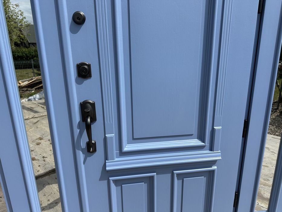 Drzwi zewnętrzne drewniane Amerykanskie SCHLAGE Montaż Cała Polska