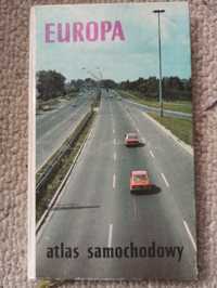 Europa atlas samochodowy 1987