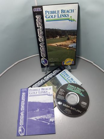 Jogo Pebble Beach Golf Links para a Sega Saturn (completo e como novo)