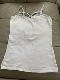 Bluzka Tally Weijl XS z naramkami biała