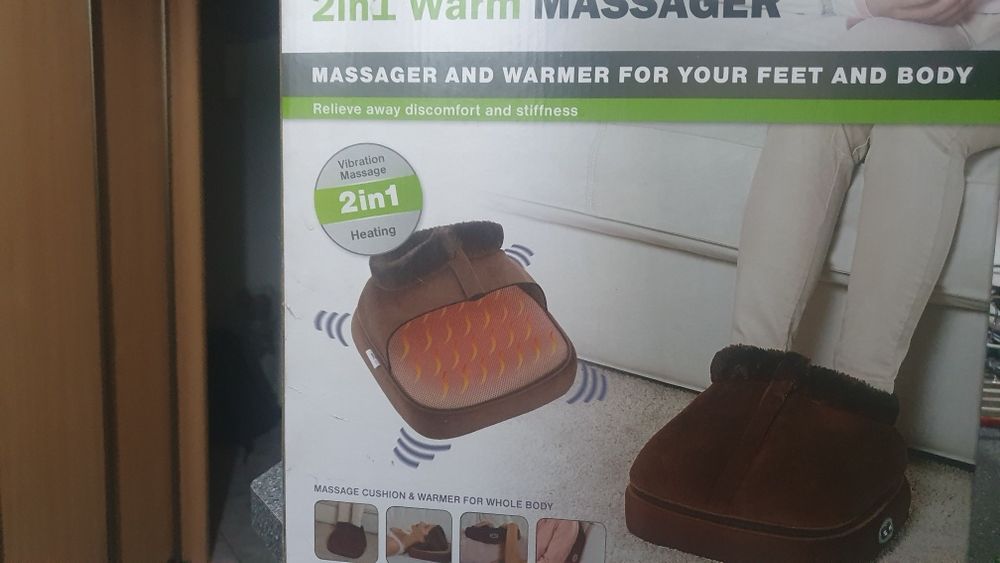 Masażer do stóp i ogrzewacz